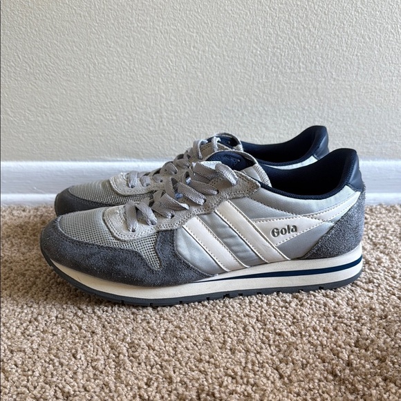 Gola Classics Men's Daytona Sneakers Light Grey/Storm/Off White - Picture 2 of 9